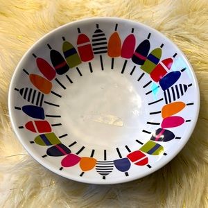 New with tags! Merritt - Melamine Round Salad Bowl - Buoys - 7.25"